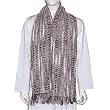Mens Fashions Neck Scarf Accessory Jacquard Design Rayon Muffler 9.5 x 70 inches (wsmf043)