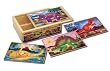 Melissa & Doug Deluxe Dinosaur in a Box Jigsaw Puzzles