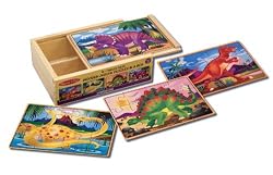 Melissa & Doug Deluxe Dinosaur in a Box Jigsaw Puzzles