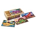Melissa & Doug Dinosaurs Puzzles in a Box
