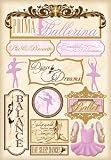 Ballet Cardstock Stickers: Prima Ballerina