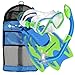 U.S. Divers Junior Regal Mask, Trigger Fins and Laguna Snorkel Combo Set, Fun Blue, Small/Medium