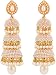 Royal Bling Gold Plated Jhumki Earrings For Girls & Women RS.540.00