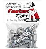 Fasten Tight Kennel Hardware - Silver 8 pack + 4 Pack (12 total)
