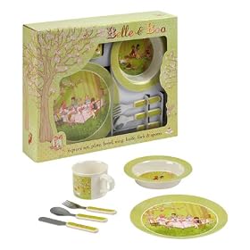 Belle & Boo Picnic design - 6 piece melamine set
