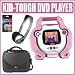 Fisher Price Kid Tough Portable DVD Player Pink + Accessory Bundle