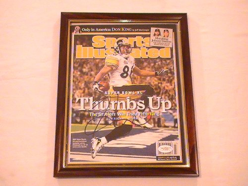 HINES WARD SIGNED AUTOGRAPHED SPORTS ILLISTRATED MAGAZINE PITTSBURGH STEELERS COA + HOLOGRAM JSA