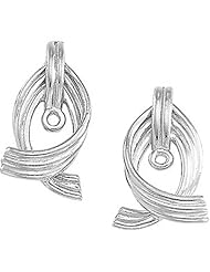 Pair of 14K White Gold Earring Jacket -- LIFETIME WARRANTY