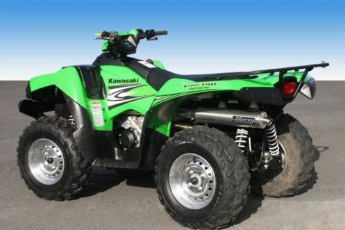 Muzzy Kawasaki KVF 750 Brute Force Exhaust System