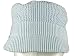 August Accessories Burmuda Military Cap, One Size - Blue / White