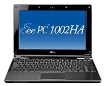 Asus Eee PC 1002HA 25,4 cm (10 Zoll) WSVGA Netbook (Intel Atom N270 1,6GHz, 1GB RAM, 160GB HDD, Intel GMA 950, XP Home) schwarz