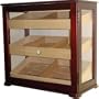 Huge Glass Display Cabinet Humidor 150+Capacity Cigars