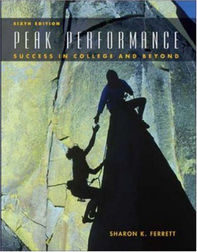 Peak Performance: Success in College and Beyond Book Image