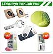 i-Ecko Evergladz Stylz Pack - Buy Eco-Speakers, 4GB Swivel USB, 2GB Bottle Opener, Mousepad - Get Sports Clipz & Eco-Budeez FREE!