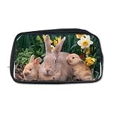 Artsmith, Inc. Toiletry Travel Bag Spring Easter Rabbits