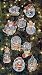 Bucilla 86283 Snow Globe Counted Cross Stitch Ornament Kit, 2-3/4-Inch by 3-1/2-Inch, Set of 10