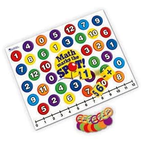 Learning Resources Math Marks the Spot - A Math Activity Mat by Learning Resources