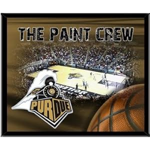 Purdue Boilermakers NCAA Basketball 8" X 10" Framed Logo Wall Hanging