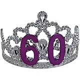 BigMouth Inc 60th Birthday Silver Tiara
