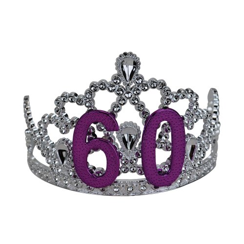 BigMouth Inc 60th Birthday Silver Tiara