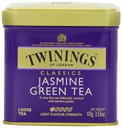 Twinings Jasmine Green Tea, Loose Tea, 3.53-Ounce Tins (Pack of 6)