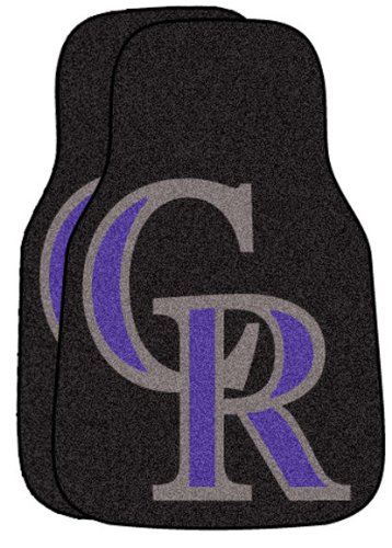 Colorado Rockies MLB Car Floor Mats (2 Front)