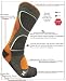 SNOWBOARDING SOCKS:

Size: UK 10-12.5 (EUR 45-47)

Colour: Grey/Black/Orange/White

Composition: Merino Wool 38%, Poliacryl 38%, Prolen Siltex 15%, CoolMax 6%, Lycra 3%

+ Natural Merino Wool, mixed with polyacryl guarantees ultimate warmth insulation, breathability, as well as long-lasting feeling of freshness .

+ Coolmax fibre developed by Dupont carries the moisture away assuring comfortable feeling of dryness.

+ Lycra by Dupont, fibre 'with memory' (smart fibre), makes the sock softly hug the leg, protect it against boot pressure and prevent slippage.

+ Prolen� Siltex is antibacterially modified polypropylene fibre effectively preventing the growth of bacteria, moulds and funghi. With addition of the ionized biogenic Silver, it reduces unpleasant smells, keep a biological balance of the skin and set a hygenic freshness to the product during sports.

+ Soft double rib top (welt) enhances the wearer's comfort.

+ Flat seam at the toes ensures its comfort.

+ Terry system protecting the Achilles tendon and the hill.

+ Additional rib at the instep of the foot preventing from slipping and shifting.