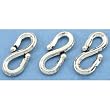 Sterling Silver S-Hook Clasps Beading 16mm Approx 3