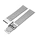 Ritche 18mm Mesh Stainless Steel Bracelet Wrist Watch Band Strap Interlock Safety Clasp Silver