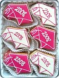 Beautiful Sweets Grad Caps Organic Cookies