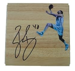 Ryan Bowen Autographed New Orleans Hornets Photo Floorboard, Proof Photo