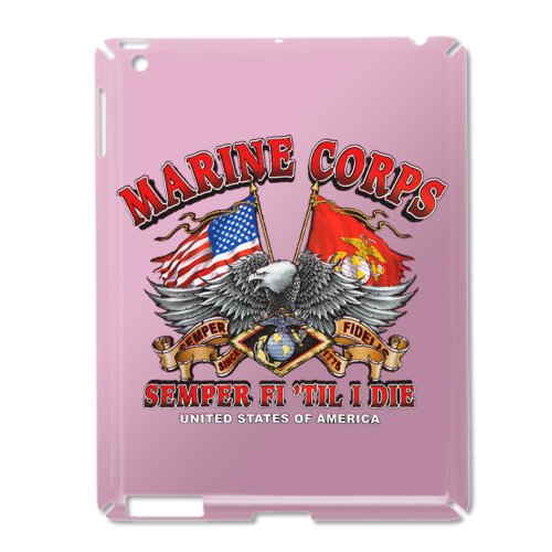 iPad 2 Case Pink of Marine Corps Semper Fi Til I Die