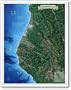 Map of the Humboldt Coast, California