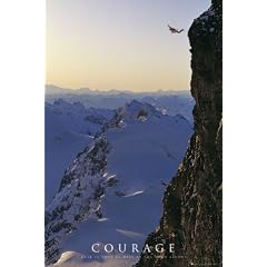 1art1 49294 Motivation - Mut, Die Angst Kann Nur So Gro� Sein, Wie Der Verstand Es Zul�sst Poster 91 x 61 cm