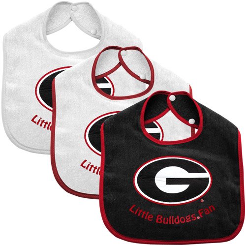 Georgia Bulldogs Three Bib Set