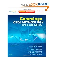 Click here to buy Cummings Otolaryngology - Head and Neck Surgery, 3-Volume Set: Expert Consult:... by Paul W. Flint MD, Bruce H. Haughey MBChB MS FACS FRACS, Valerie J. Lund CBE MS FRCS FRCSEd and John K. Niparko MD.