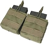 Condor Double M-14 / G3 / SCAR-H Open Top Dual Magazine Pouch - OD