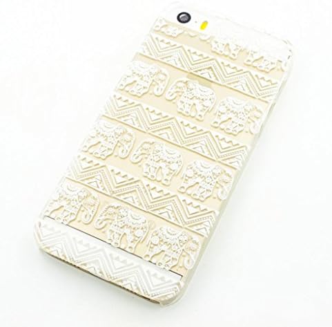 Plastic Case Cover for iPhone 5 5S 5C 6 6Plus (Pick One) Henna Lotus Floral Elephant hindu ganesh indian ohm