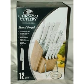 Chicago Cutlery Blanco Forged 12 Piece Block Set by Chicago Cutlery