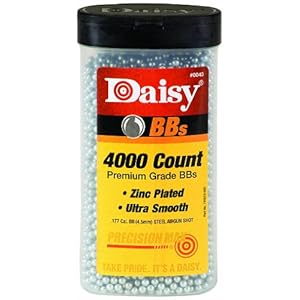 Daisy Outdoor Products 4000 ct BB Bottle (Silver, 4.5 mm)