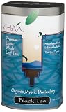 Chaa Tea Premium Loose Whole Leaf Tea with Stainless Steel Infuser, Organic Mystic Darjeeling, 2.75 -Ounce Tins (Pack of 4)