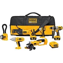 DEWALT DCK675L 18-Volt 6-Tool Cordless Combo Kit with NANO Technology