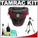 Tamrac 5514 Adventure Zoom 4 Camera Bag Holster Case (Red) + Tripod + Accessory Kit for Canon Rebel XSi, XS, XTi, 40D, Nikon D40, D60, D80, D200, D300, D700, Olympus Evolt E-410, E-420, E-510, E-520, and Sony Alpha A200, A300, A350, A700 Digital SLR Cameras