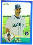2003 Topps Chrome Refractor 294 John Mabry Oakland Athletics (Serial #D To 699 - Baseball Cards)