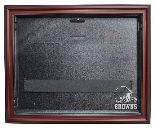 Cleveland Browns Removable Face Jersey Display, Mahogany