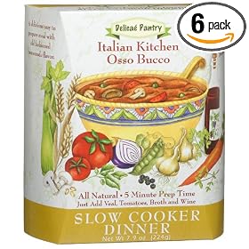 Delicae Pantry Italian Kitchen Osso Bucco Slow Cooker Dinner, 7.9-Ounce Boxes (Pack of 6)