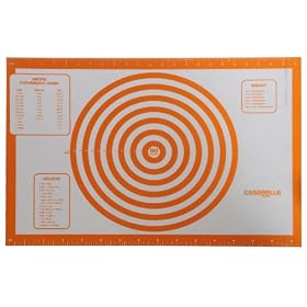 Buy Casabella 24 x 16 Inch Silicone Baking Pastry Mat now!