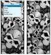 Bones Design Decal Skin Sticker for Apple iPod nano 2G (2nd Generation) 2GB/ 4GB/ 8GB Player