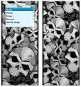 Bones Design Decal Skin Sticker for Apple iPod nano 2G (2nd Generation) 2GB/ 4GB/ 8GB Player