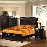 Platform Bedroom Set with Slat Kit in Dark Cherry Size: Queen